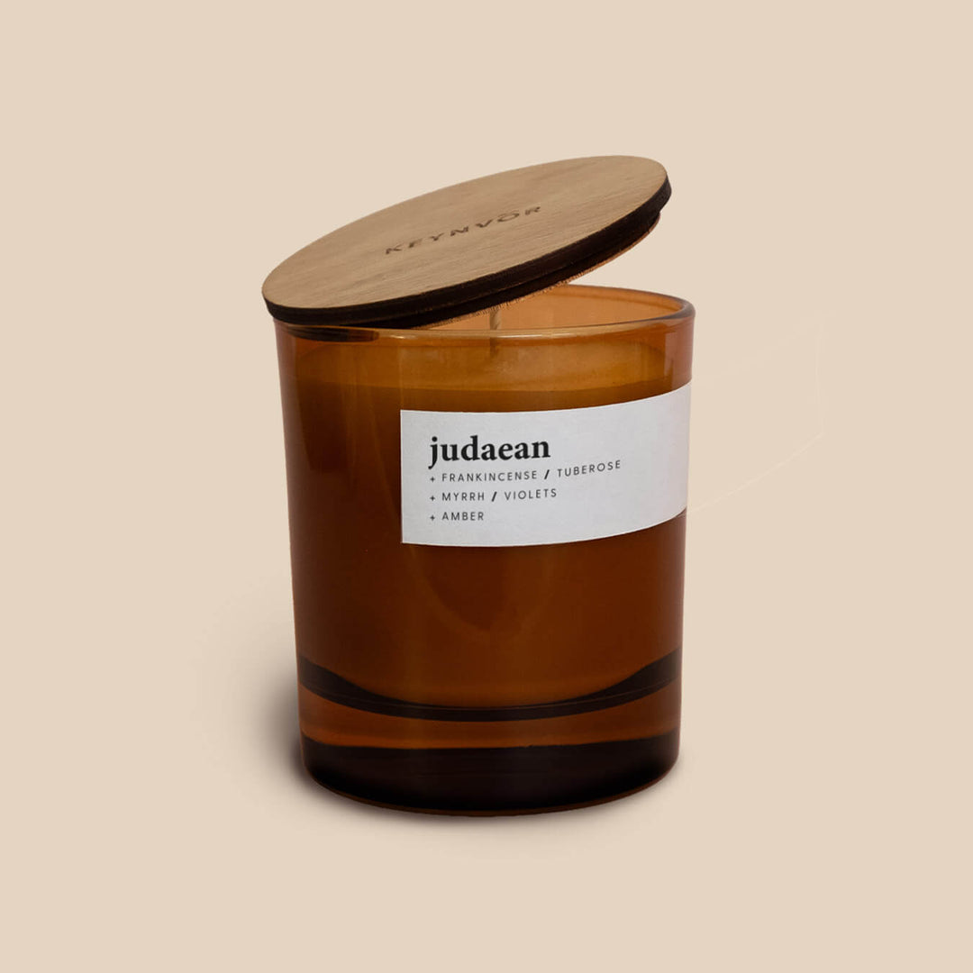 judaean | rich + complex premium soy candle