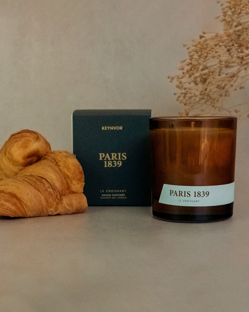 Paris 1839 Croissant Candle