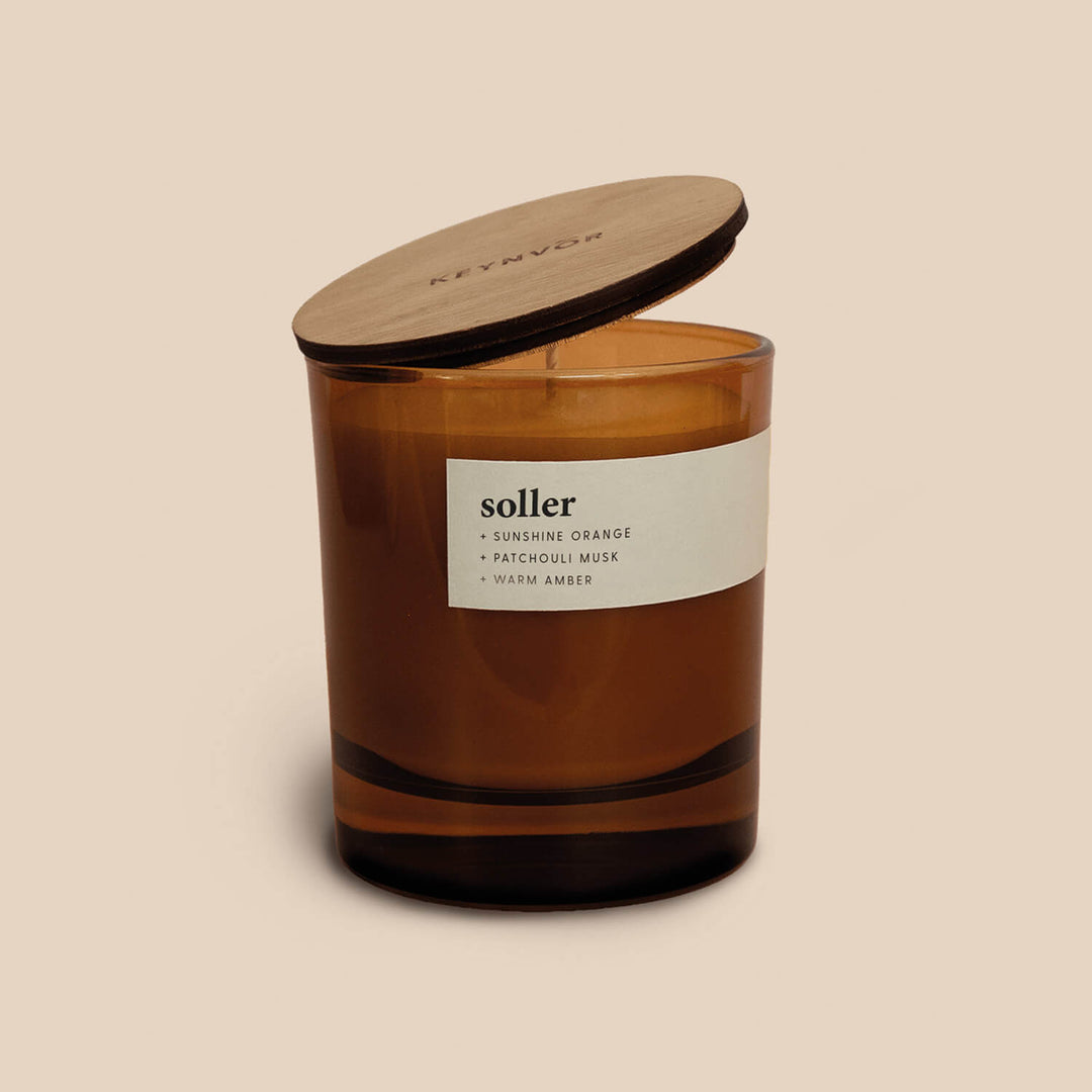 Soller | Warm Orange + Seared Amber | Premium Soy Wax 200g Candle