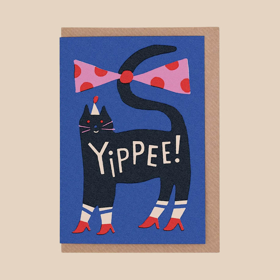 Party Cat Birthday Card By Sue Doeksen