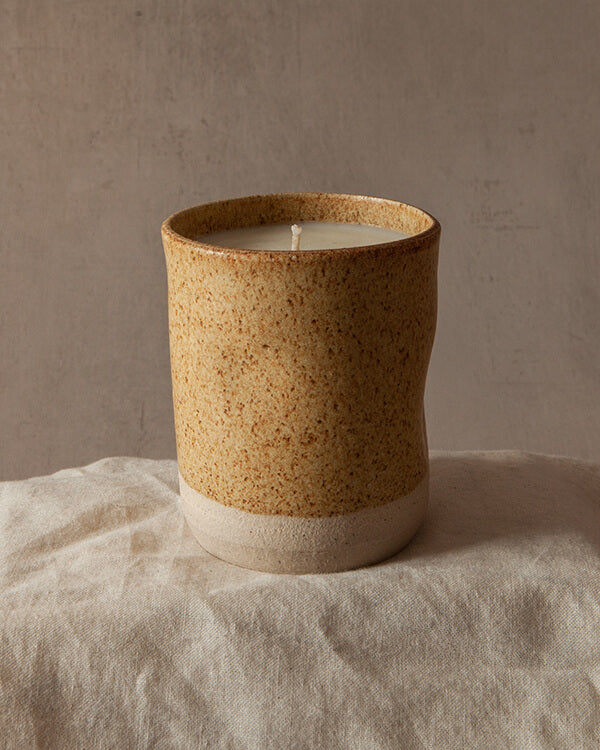 Sand Dune Stoneware Candle